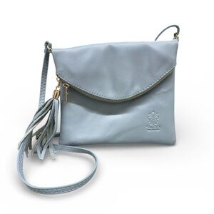 Vera Pelle | Light Blue Crossbody